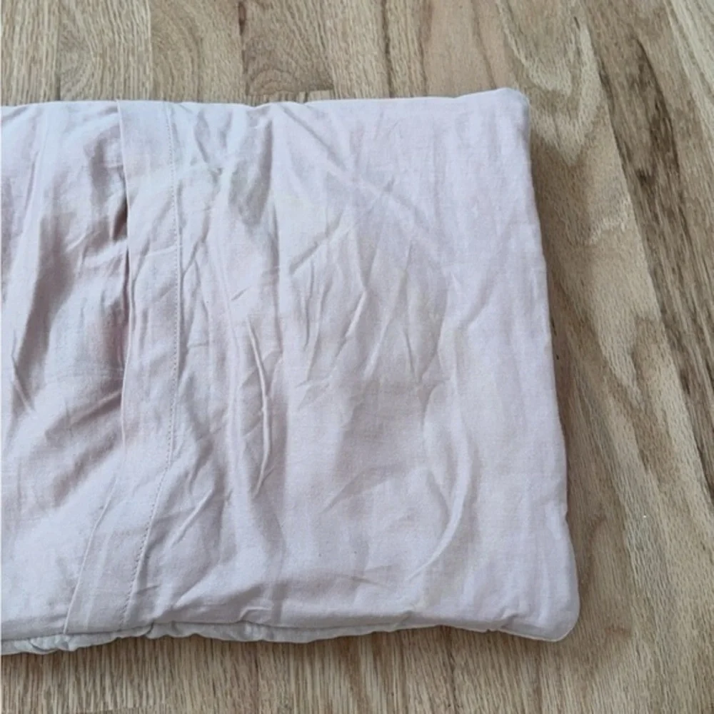 Set of 3 Restoration Hardware‎ Teen Blush Pink Cotton Velvet Tufted Shams